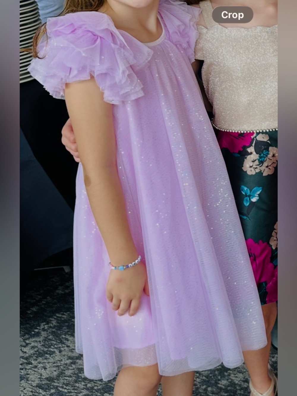 Nordstrom Kids Pink Sparkle Tulle Dress